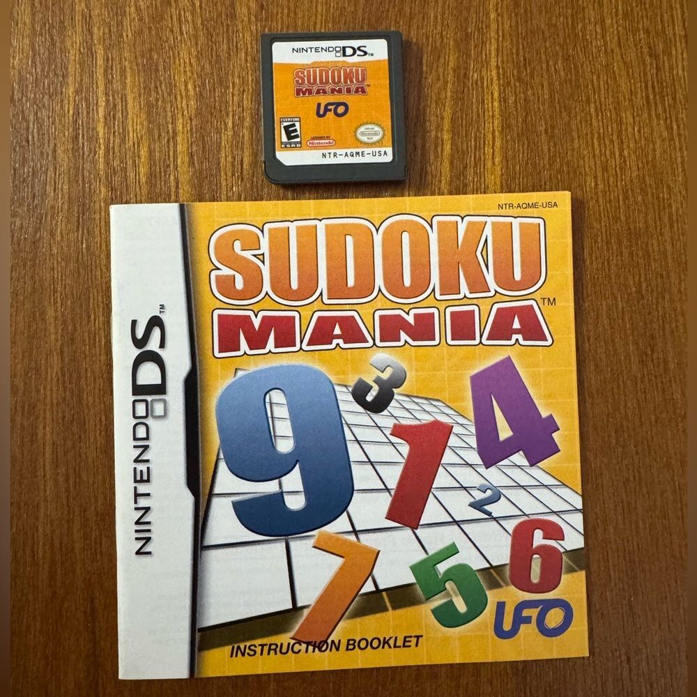 Nintendo DS Game Sudoku Mania Game